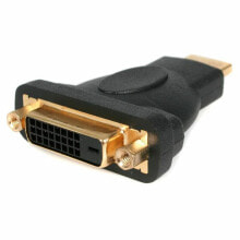 Компьютерные разъемы и переходники адаптер HDMI—DVI Startech HDMIDVIMF            Чёрный
