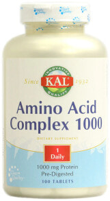 Kal Amino Acid Complex Аминокислотный комплекс 1000 мг 100 таблеток