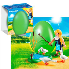 Детские игровые наборы и фигурки из дерева PLAYMOBIL Maiden With Geese