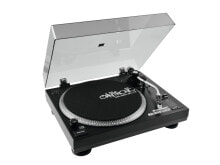 Проигрыватели виниловых дисков omnitronic BD-1390 DJ вертушка на ременном приводе Черный 10603041