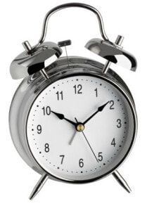 Настольные и каминные часы TFA-Dostmann 98.1043 будильник Серебристый, Белый