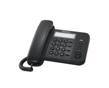 Телефоны Panasonic KX-TS520 DECT телефон Идентификация абонента (Caller ID) Черный KX-TS520PDB