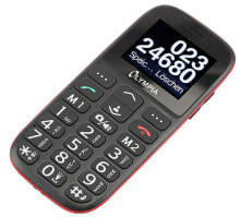 Кнопочные телефоны Кнопочный мобильный телефон  Olympia Bella 4,5 cm (1.77") 68 g Черный с камерой 2214