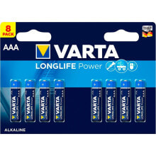 Батарейки и аккумуляторы для аудио- и видеотехники VARTA 1x8 Longlife Power Micro AAA LR03 Batteries