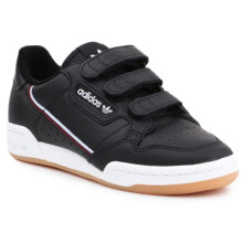 Детские демисезонные кроссовки и кеды для девочек женские кроссовки черные кожаные низкие  Adidas Continental 80