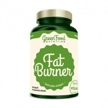 GreenFood Nutrition GF Fat Burner Жиросжигающий комплекс с L-карнитином, синефриом, кофеином и салицином 90 капсул