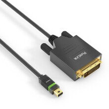 Компьютерные разъемы и переходники pureLink ULS2100-020 видео кабель адаптер 2 m Mini DisplayPort DVI Черный