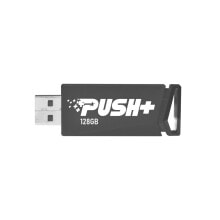 USB  флеш-накопители Patriot Memory Push+ USB флеш накопитель 128 GB USB тип-A 3.2 Gen 1 (3.1 Gen 1) Черный PSF128GPSHB32U