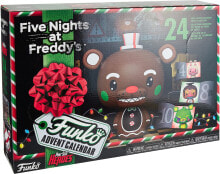 Игровые наборы и фигурки для девочек Рождественский календарь FunKo POP FNAF Blacklight (Psh) Freddy's Funko, 24 героя