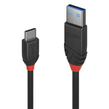 Компьютерные разъемы и переходники lindy 36915 USB кабель 0,5 m 3.2 Gen 1 (3.1 Gen 1) USB A USB C Черный