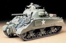 Товары для создания поделок и аппликаций для детского творчества Tamiya U.S. Medium Tank M4 Sherman (35190)