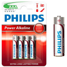 Батарейки и аккумуляторы для аудио- и видеотехники PHILIPS IR03 AAA Alkaline Battery 4 Units