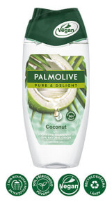 Средства для душа Palmolive Pure & Delight Coconut Shower Gel  Освежающий мягкий гель для душа с кокосовым ароматом 250 мл