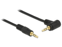Акустические кабели DeLOCK 0.5m 3.5mm M/M аудио кабель 0,5 m 3,5 мм Черный 83752
