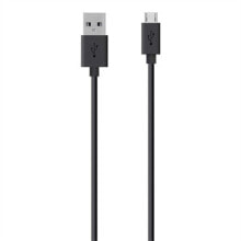 Компьютерные разъемы и переходники Belkin USB A - Micro-USB, 2m USB кабель 2.0 Micro-USB B Черный F2CU012BT2M-BLK