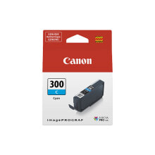 Картриджи для принтеров Картридж с оригинальными чернилами Canon PFI-300C Циановый