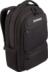 Рюкзаки, сумки и чехлы для ноутбуков и планшетов Рюкзак для ноутбука черный текстильный Plecak Wenger Fuse 15.6" (600630)
