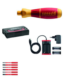 Аккумуляторные отвертки Набор с аккумуляторной отверткой Wiha 41911 speedE Set 1