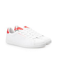 Мужские кроссовки Мужские кроссовки повседневные белые кожаные низкие демисезонные Armani Exchange Sneakersy