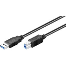 Компьютерные разъемы и переходники Goobay 96119 USB кабель 5 m 3.2 Gen 1 (3.1 Gen 1) USB A USB B Черный