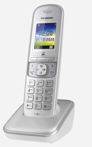 Радиотелефоны panasonic KX-TGH710 DECT телефон Перламутровый, Серебристый Идентификация абонента (Caller ID) KX-TGH710GG