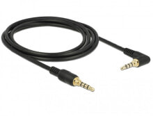 Акустические кабели DeLOCK 85613 аудио кабель 2 m 3,5 мм Черный