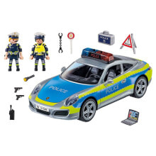 Детские игровые наборы и фигурки из дерева PLAYMOBIL 70066 Porsche 911 Carrera 4s Police