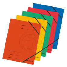 Школьные файлы и папки herlitz 10902872 файл-бокс Синий, Зеленый, Оранжевый, Красный, Желтый Тонкий картон