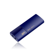 USB  флеш-накопители Silicon Power Blaze B05 USB флеш накопитель 32 GB USB тип-A 3.2 Gen 1 (3.1 Gen 1) Синий SP032GBUF3B05V1D