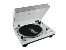 Проигрыватели виниловых дисков omnitronic BD-1350 DJ вертушка на ременном приводе Серебристый 10603050