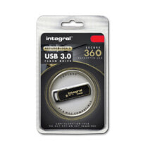 USB  флеш-накопители Integral INFD16GB360SEC3.0 USB флеш накопитель 16 GB USB тип-A 3.2 Gen 1 (3.1 Gen 1) Черный, Золото