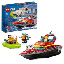 Конструкторы LEGO Конструктор LEGO City 60373 Пожарно-спасательная лодка