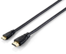 Компьютерные разъемы и переходники equip 119307 HDMI кабель 2 m HDMI Тип A (Стандарт) HDMI Type C (Mini) Черный