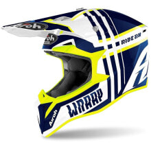 Шлемы для мотоциклистов AIROH Wraap Junior Broken Motocross Helmet