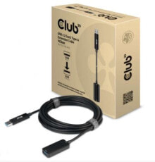 Кабели и провода для строительства cLUB3D CAC-1411 USB кабель 5 m 3.2 Gen 2 (3.1 Gen 2) USB A Черный