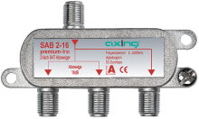 Телевизионные антенны Axing SAB 2-16 Кабельный разветвитель Алюминий SAB00216