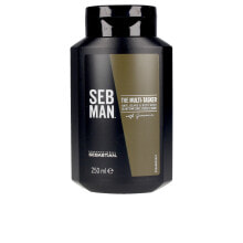 Шампуни для волос Sebman Multitasker 3 in 1 Hair, Bread and Body Wash Мужское средство для мытья волос, бороды и тела 250 мл