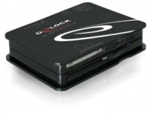 Устройства для чтения карт памяти DeLOCK USB 2.0 CardReader All in 1 кардридер Черный 91471