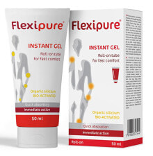 Витамины и БАДы для мышц и суставов flexipure Instant Gel Противовоспалительный гель для суставов с эфирными маслами и биоактивным органическим кремнием 50 мл