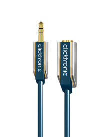 Акустические кабели clickTronic 70486 аудио кабель 1,5 m 3,5 мм Синий
