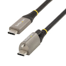 Компьютерные разъемы и переходники StarTech.com USB31CCTLKV50CM USB кабель 0,5 m USB 3.2 Gen 2 (3.1 Gen 2) USB C Серый, Черный