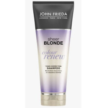 Шампуни для волос John Frieda Sheer Blonde Color Renew Shampoo Тонирующий шампунь против желтизны для светлых и осветленных волос 250 мл