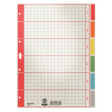 Закладки для книг для школы leitz 43500085 закладка-разделитель Числовая закладка-разделитель Картон Разноцветный