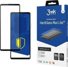 Защитные пленки и стекла для смартфонов 3MK Szkło hartowane 3MK HardGlass Max Lite Sony Xperia 10 III 5G czarne