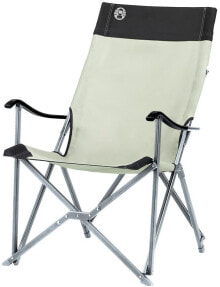 Туристические складные стулья coleman Folding sling chair with aluminium frame for relaxing, camping chair with armrests and high backrest, transport bag, up to 113 kg