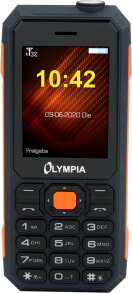 Кнопочные телефоны Olympia Active Outdoor 6,1 cm (2.4") 112 g Черный, Оранжевый Телефон начального уровня 2283