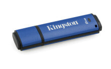 USB  флеш-накопители Kingston Technology DataTraveler Vault Privacy 3.0 8GB USB флеш накопитель USB тип-A 3.2 Gen 1 (3.1 Gen 1) Синий DTVP30/8GB