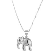 Кулоны и подвески Silver necklace with elephant AGS1136 / 47