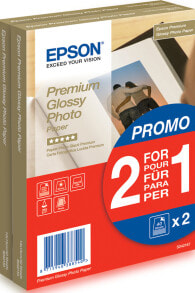 Бумага для печати Epson Premium Glossy Photo Paper фотобумага Белый Премиум-глянец C13S042167