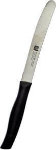 Ножи шеф-повара ZWILLING Utility Knife, Blade Length: 13 Cm, Blade with Serrated Edge, Rust-free Special Steel/Plastic Handle, Twin Chef